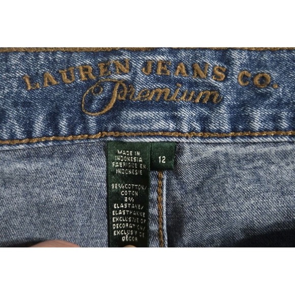 LRL Ralph Lauren Womens Size 18 Blue Classic Straight Leg Denim Jean - Picture 2 of 5